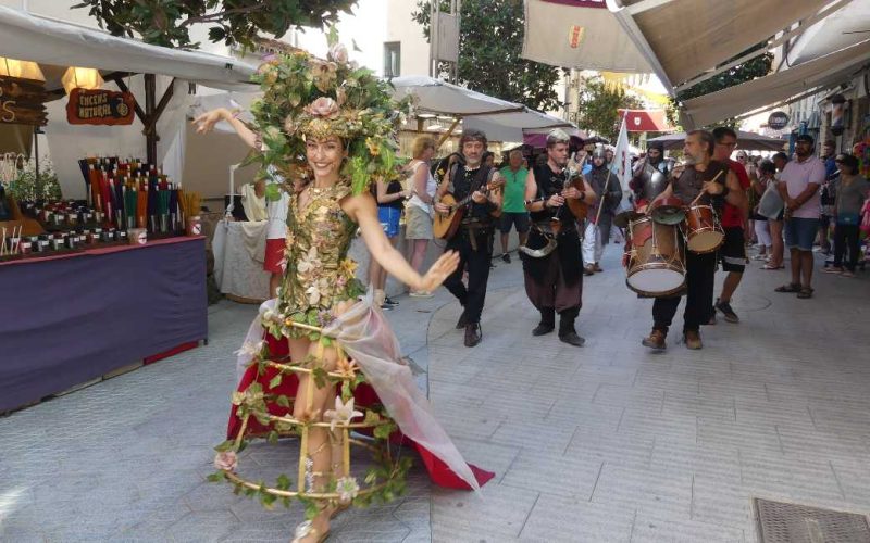 Middeleeuwse markt en feesten in Salou tijdens de ‘Fiesta del Rey Jaime I’