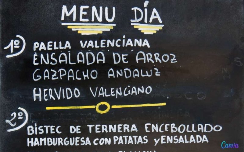 Het geliefde ‘menu van de dag’ is een typisch Spaanse uitvinding