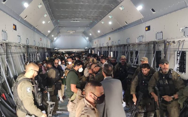 Ook Spanje beëindigd evacuatie Spanjaarden en Afghanen uit Kabul