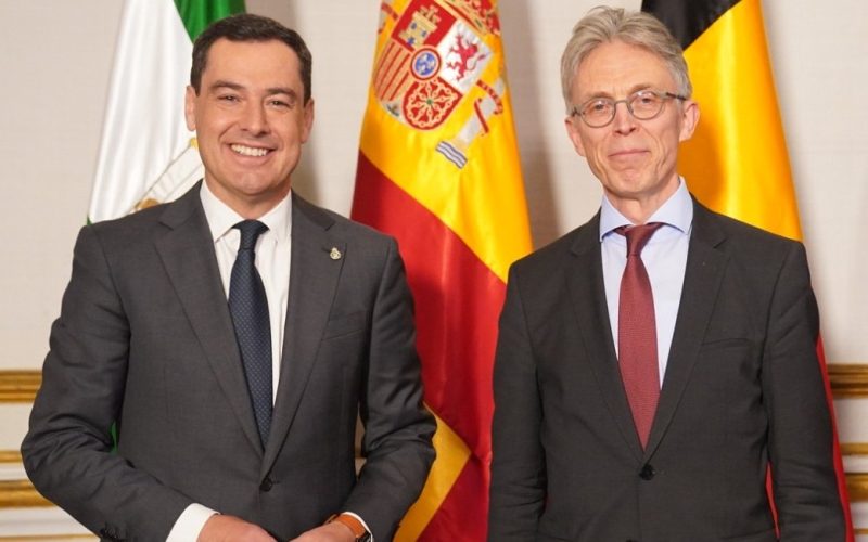 Andalusische regiopremier heeft ontmoeting met Ambassadeur van België