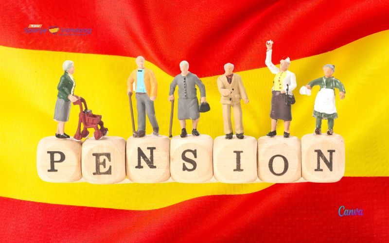 Gemiddelde ouderdomspensioen Spanje in augustus (2023) is 1.376 euro