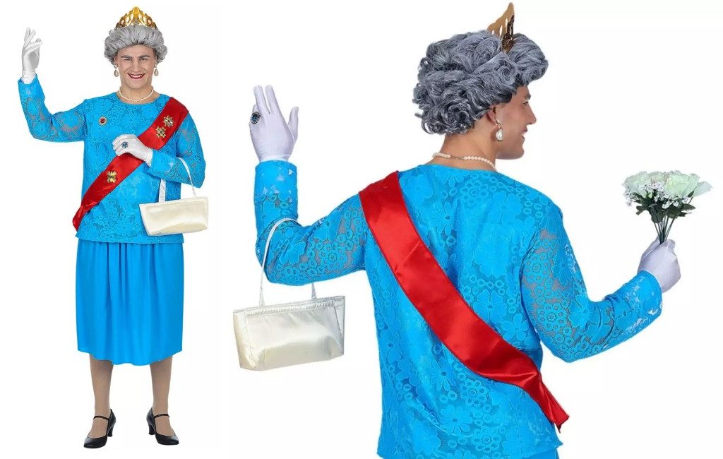 Halloween vieren verkleed als Queen Elizabeth erg populair in Spanje