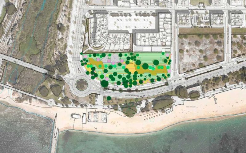 Cambrils krijgt een nieuw park bij het strand van l’Esquirol