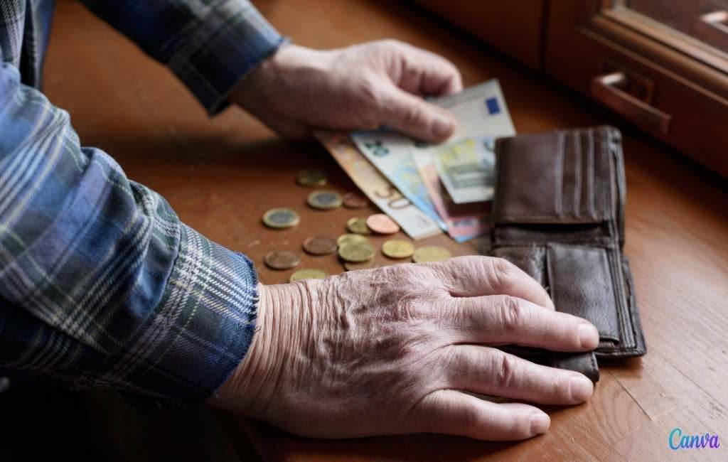 Gemiddelde ouderdomspensioen Spanje in juli (2022) is 1.255 euro