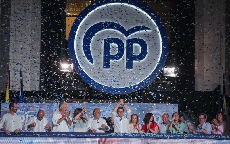 Rechtse PP wint verkiezingen Spanje, maar links kan regering blokkeren