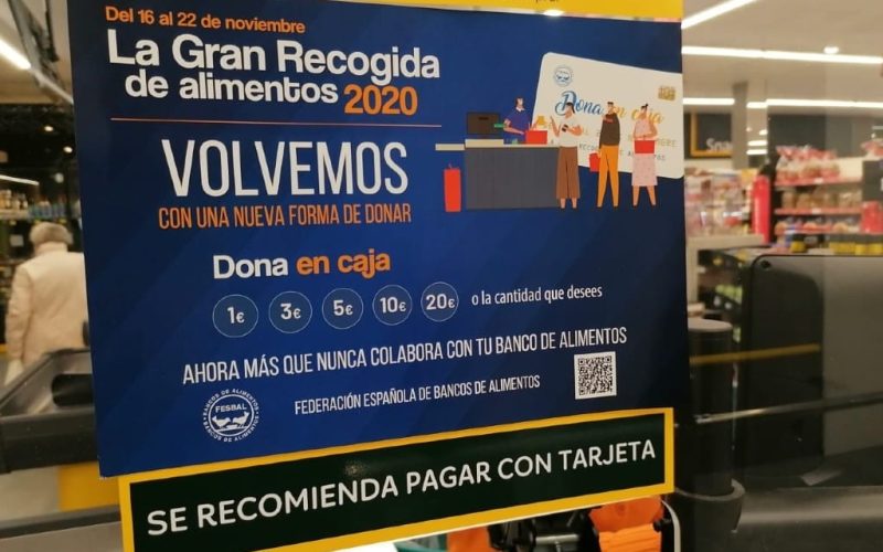 Geen normale ‘Gran Recogida’ in Spaanse supermarkten voor de voedselbanken