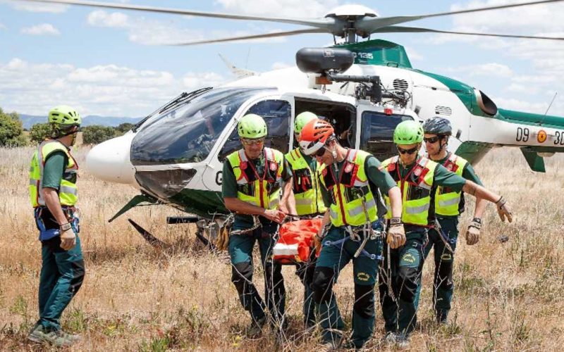 Het aantal reddingen van de Guardia Civil in de bergen stijgt flink