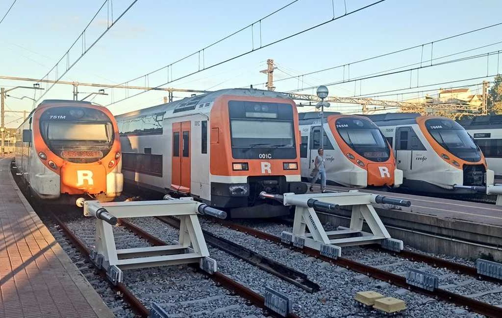 Geen treinen in Catalonië door technische fout