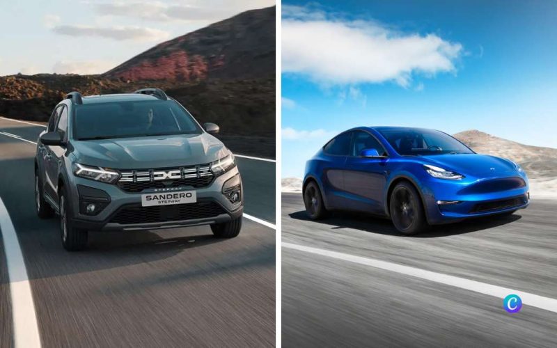 De bestverkochte auto’s in april waren Dacia Sandero en Tesla Model Y in Spanje
