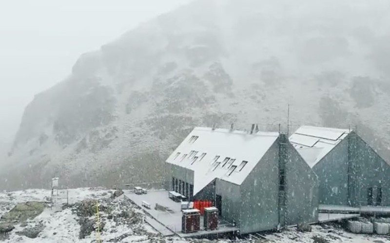 Opnieuw sneeuw gevallen in de Spaanse Pyreneeën