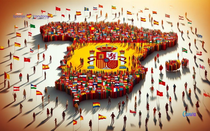 Spanje heeft meer dan 48 miljoen inwoners waaronder 6 miljoen buitenlanders