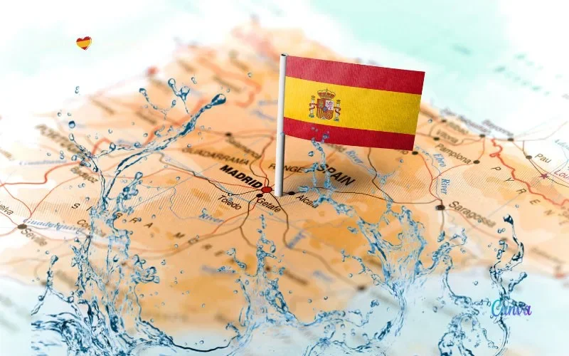 In welke Spaanse regio's wordt het meeste water verbruikt?