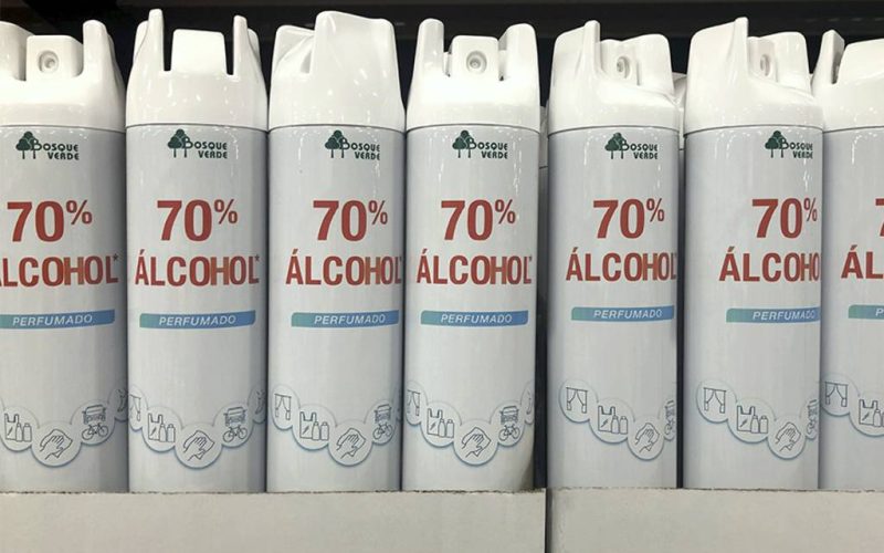 Mercadona verkoopt 50.000 desinfecterende alcohol sprays per dag