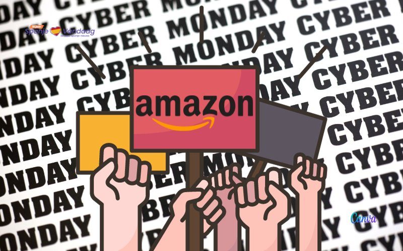 Werknemers Amazon plannen staking op Cyber Monday in Spanje