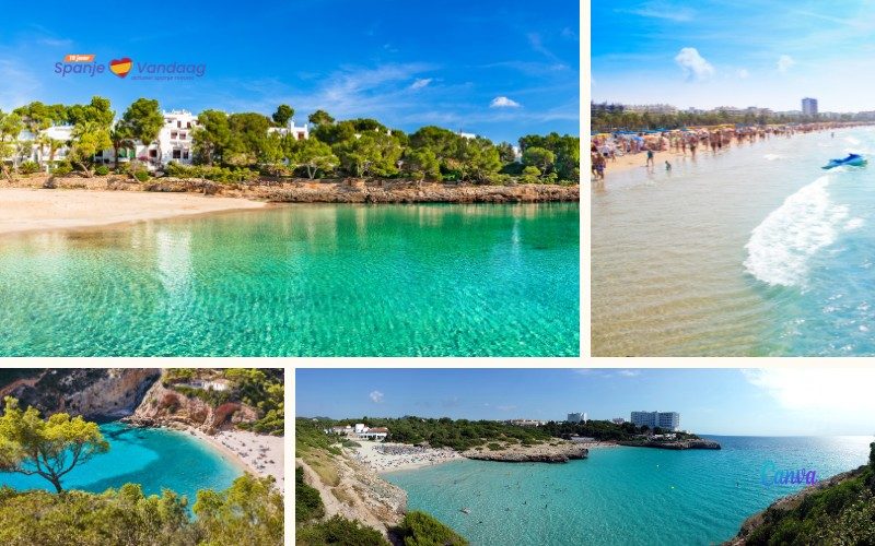 Vijf van de tien drukst bezochte stranden ter wereld zijn in Spanje te vinden