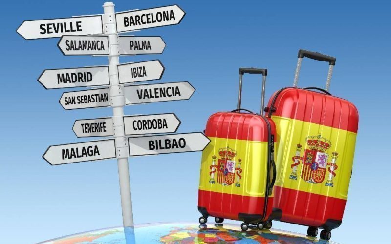 Meer dan 5 miljoen buitenlandse toeristen in Spanje in november