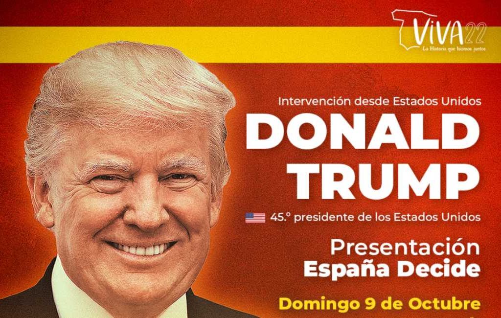 Donald Trump steunt Vox-leider Santiago Abascal openlijk in korte video