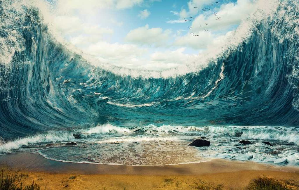 Canarische Eilanden hebben te maken gehad met tsunami's en golven van 290 meter