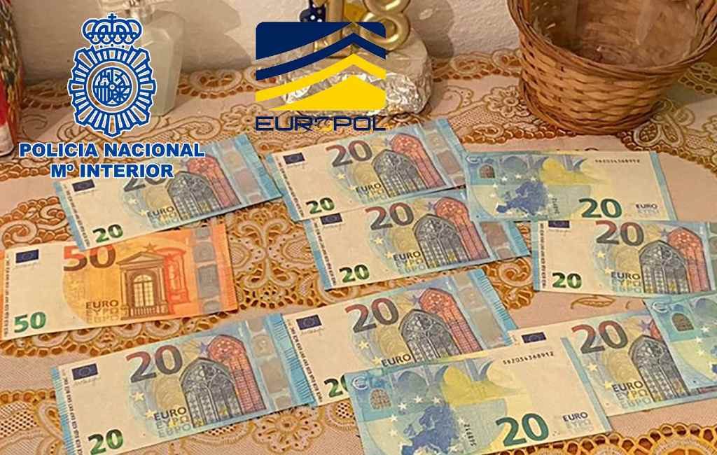 Netwerk van valse eurobiljetten verkopers opgerold in Spanje