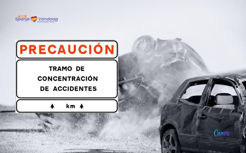 Wat zijn de ‘Tramos de Concentración de Accidentes’ in Spanje en waar zijn ze te vinden?
