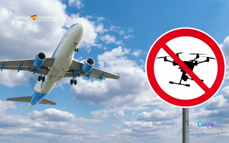 80 drone en 351 laser incidenten bij vliegvelden in Spanje in 2023