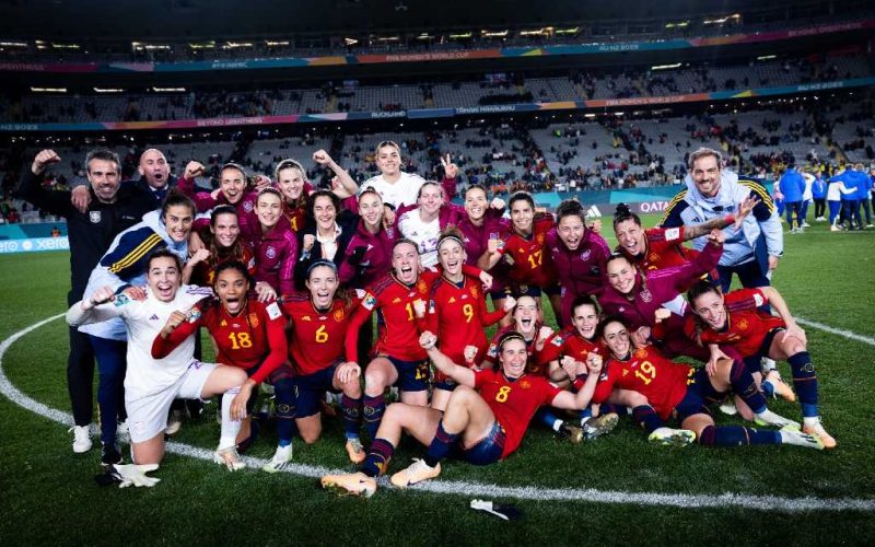 Het Spaanse vrouwenvoetbalteam schrijft geschiedenis en bereikt finale Wereldkampioenschap