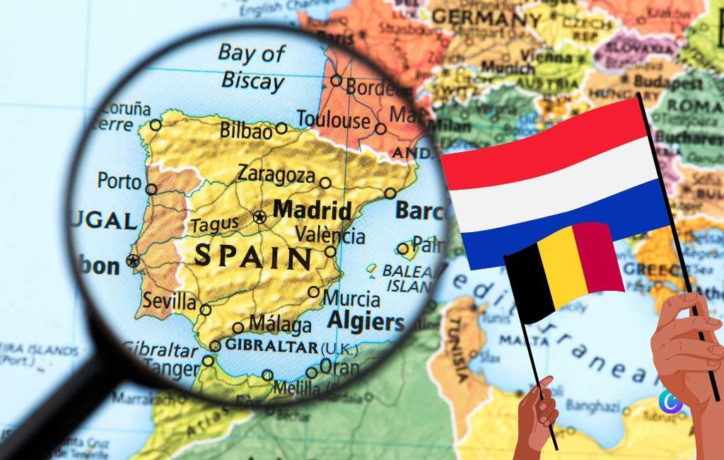 Waar wonen veel Nederlanders en Belgen in Spanje?