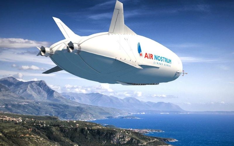 Spaanse luchtvaartmaatschappij wil platforms installeren om met zeppelins te vliegen